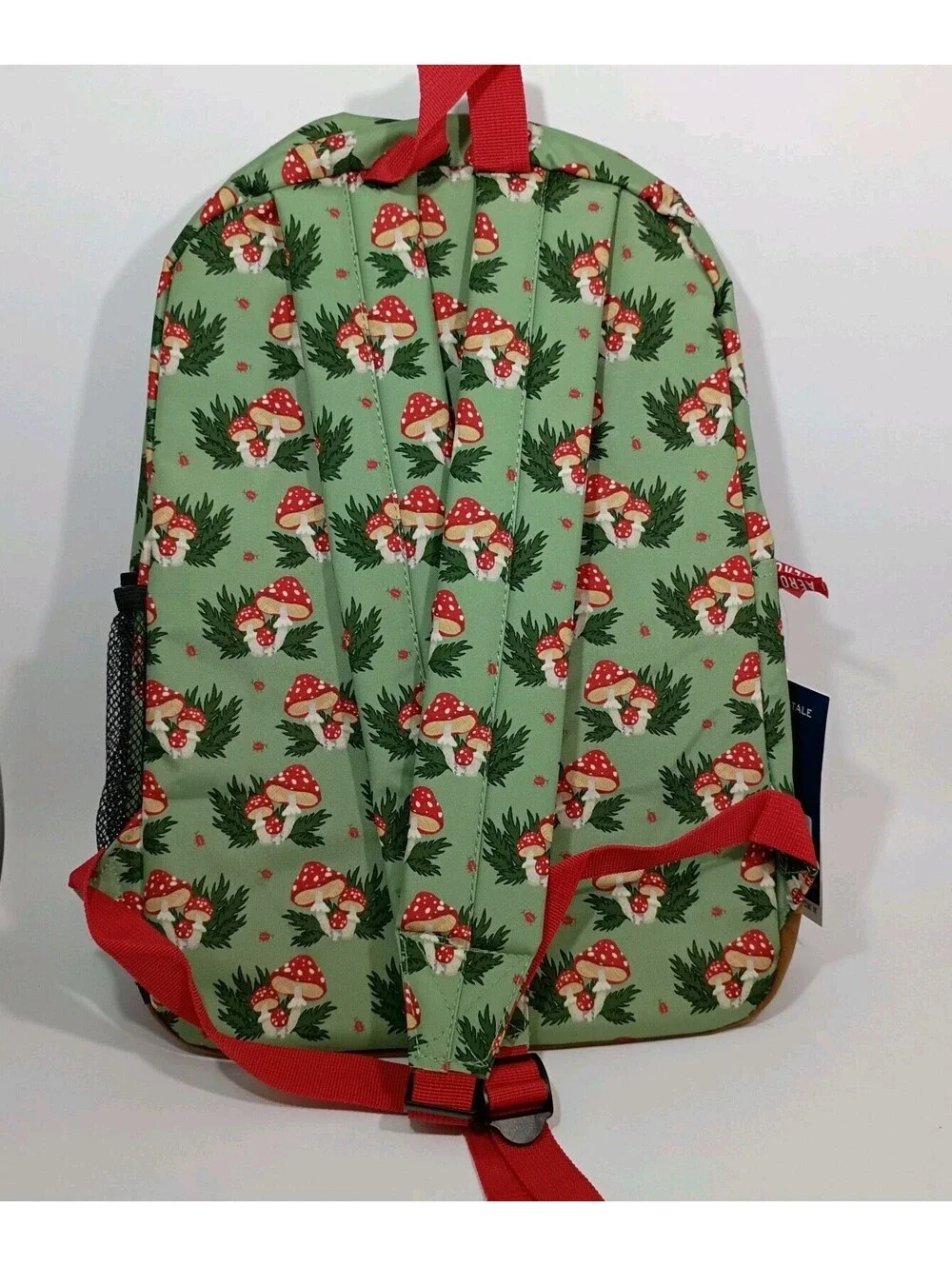 Aeropostale Mushroom Backpack Fern Toadstool 16.5” Cottage Back To School NWT